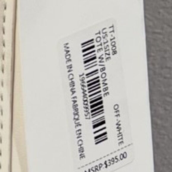 Trina Turk Beige and Brown Faux Leather Shoulder Bag With Dust Bag - Picture 3 of 3